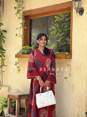 Daily Wear Cotton Printed Suit Set-B261