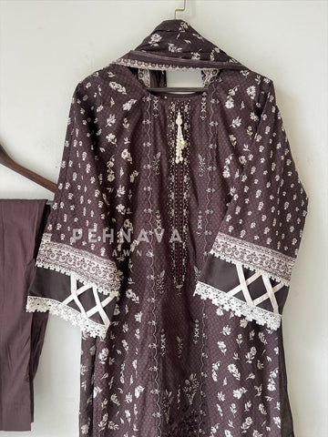 Embroidered Casual Ready To Wear Suit-21001-2