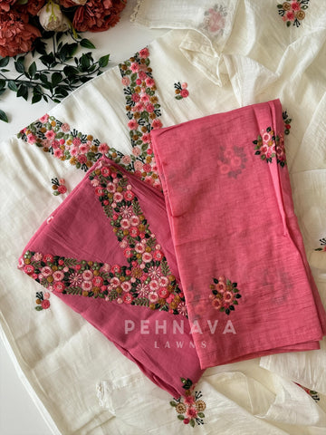 Embroidery Rich Dress Material 12708 - Pehnava Lawns