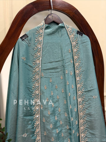 Handworked Unstitched Suit 8005