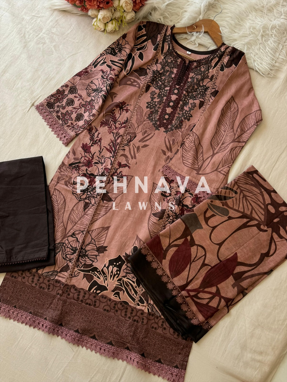 Timeless Floral Print Ready-to-Wear Suit Set-4