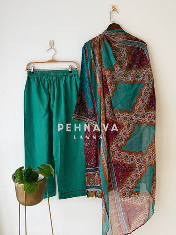 Signature Embroidered Unstitched Suit 1429