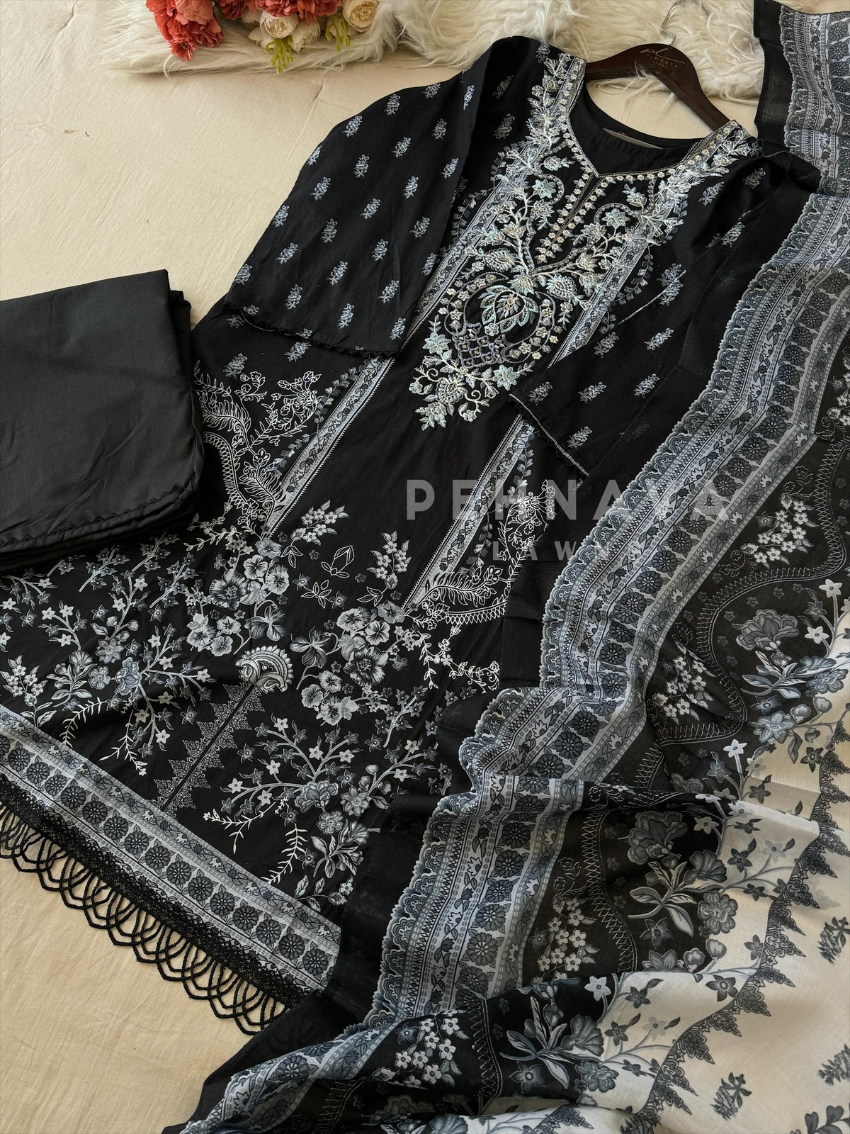 Cotton Three-Piece Set-941-004