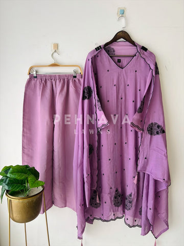 Embroidered Chanderi Suit-3453 - Pehnava Lawns