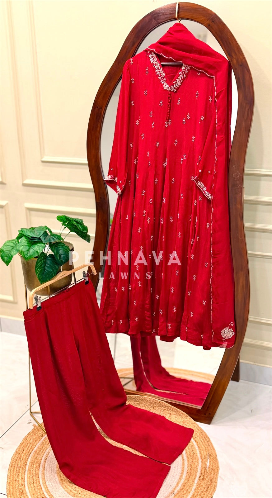Handworked Anarkali Attire-17598