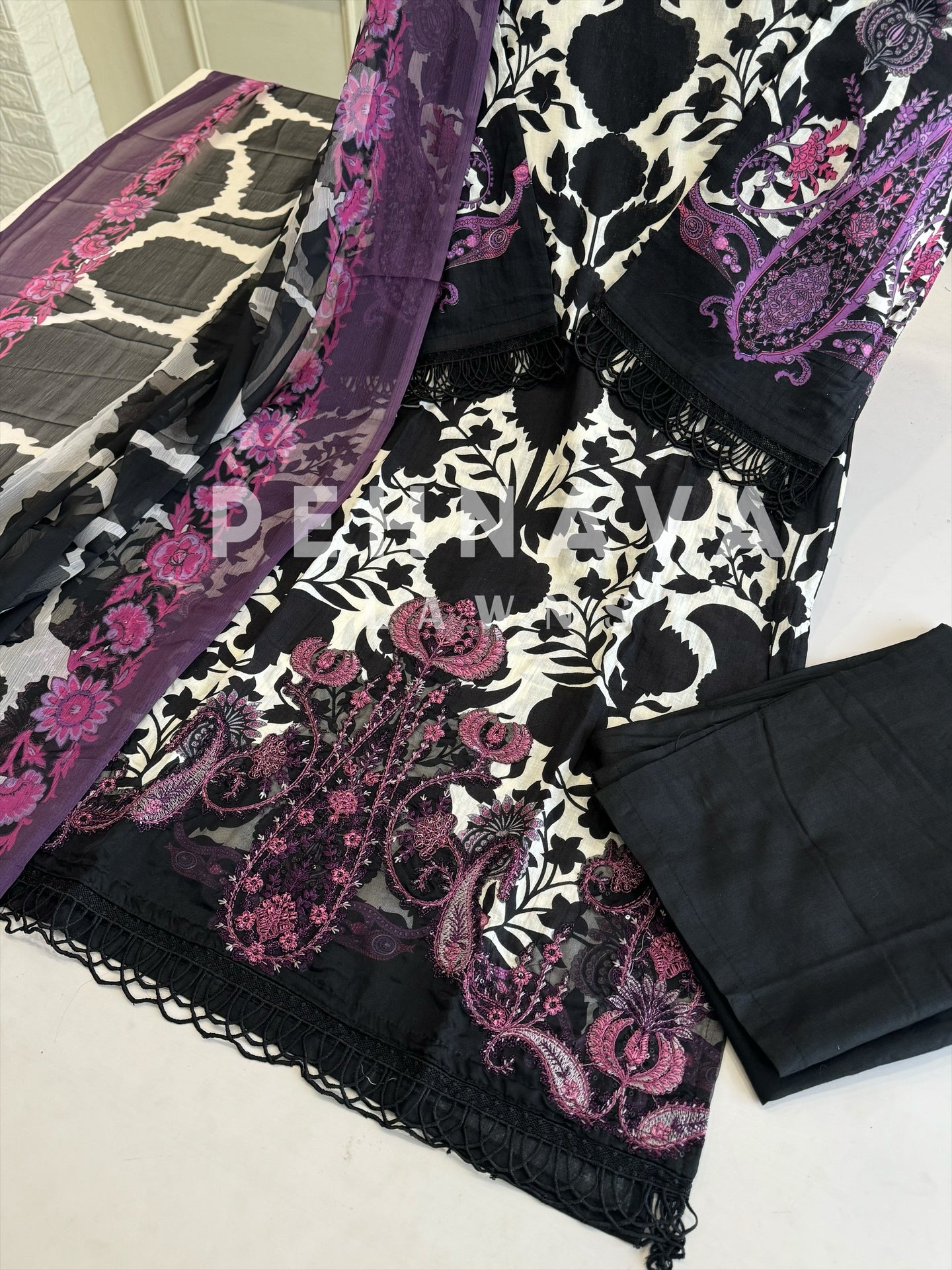 Soft Florals Casual Suit Set1417