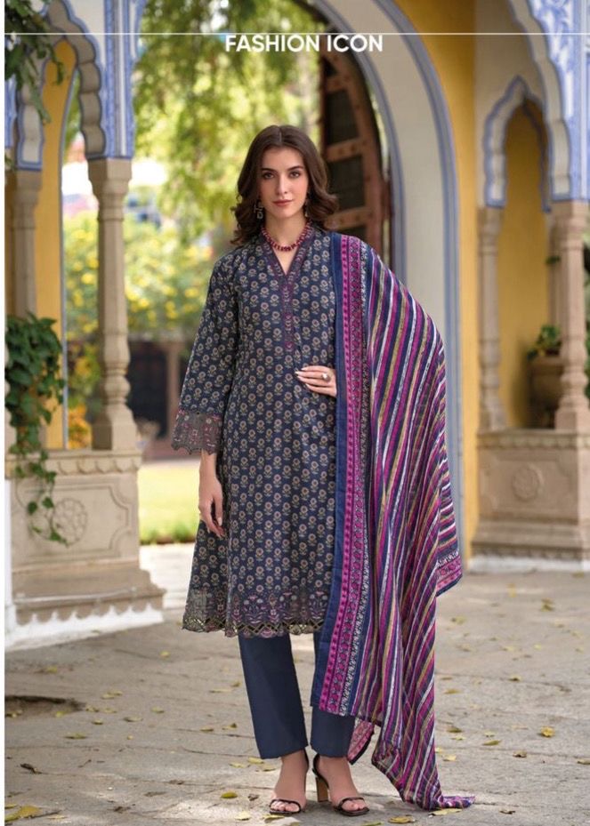 Modern Cutwork Suit-1001