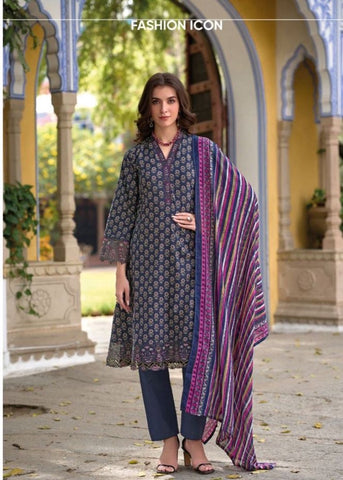 Modern Cutwork Suit-1001