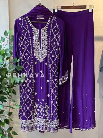 Heavily Handworked bottom with Pure Chiffon Dupata