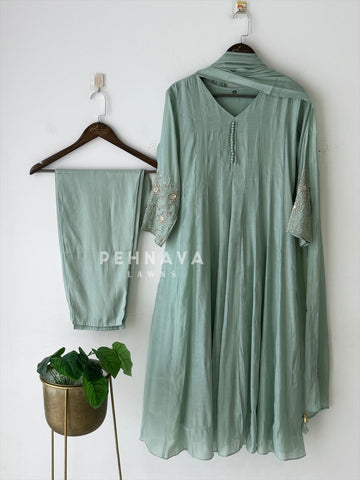Chanderi Handworked Ensemble B725