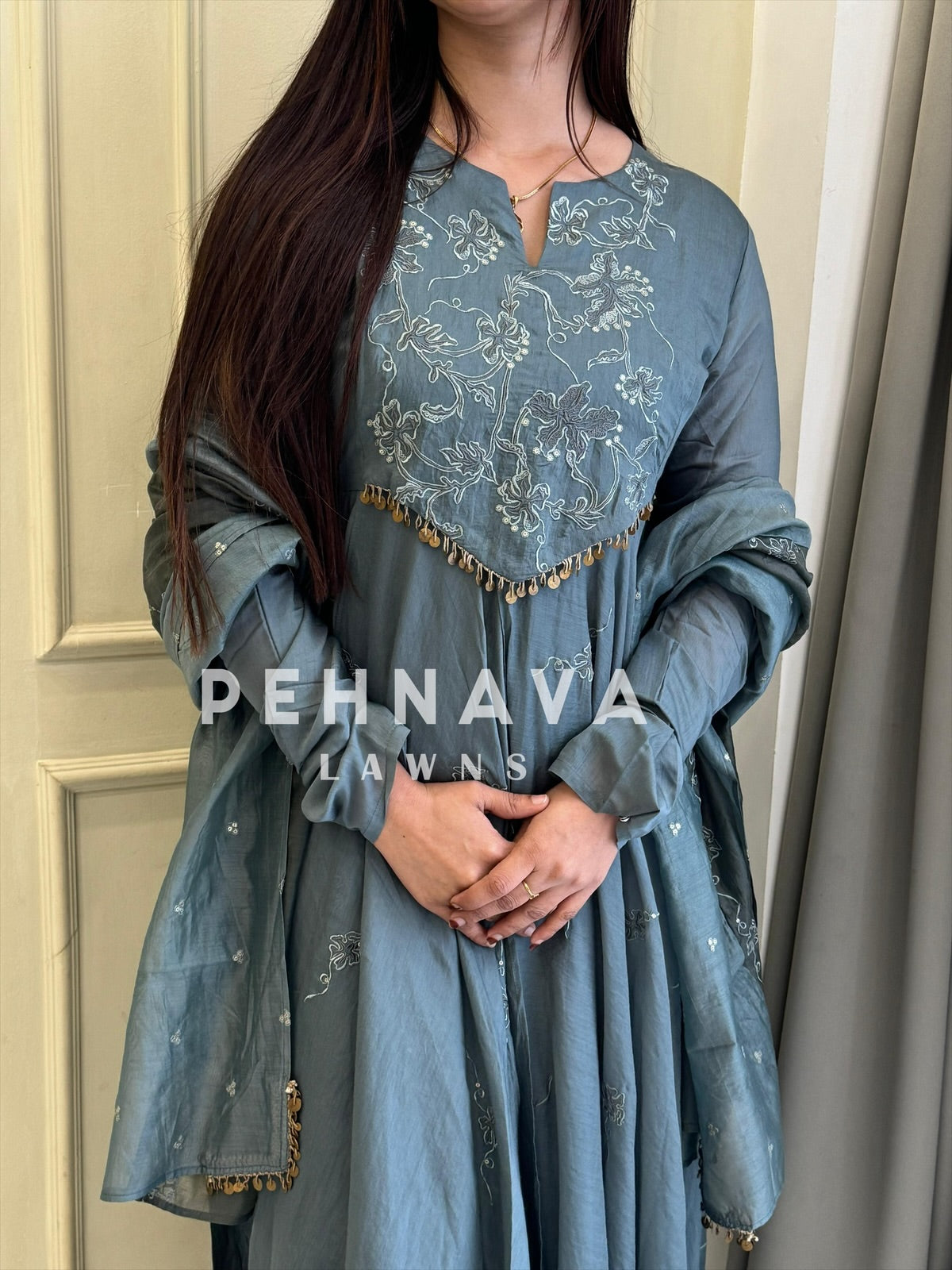 Anarkali Pastel Luxe Suit