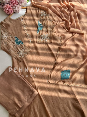 Premium Handworked Ethnic Suit Set-Color Options - Pehnava Lawns