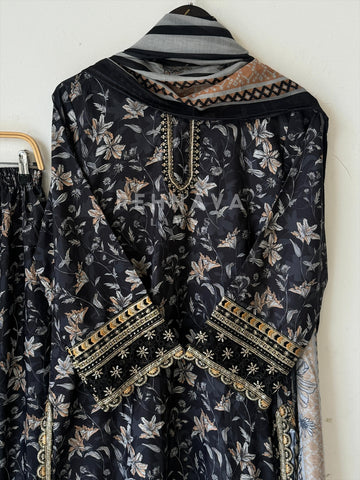 Floral Lawn Suit