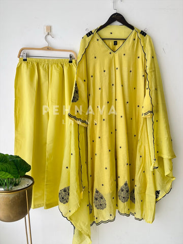 Embroidered Chanderi Suit-3453 - Pehnava Lawns