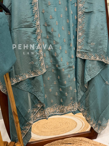 Handworked Unstitched Suit 8005