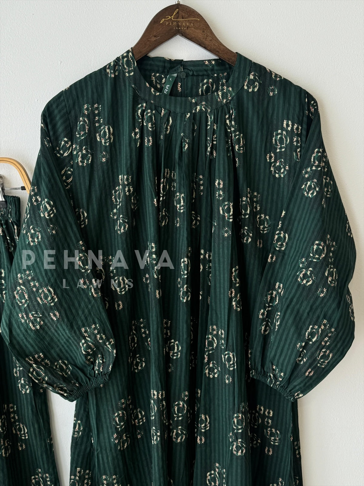 Bloom Stripe Co-ord Set - Pehnava Lawns