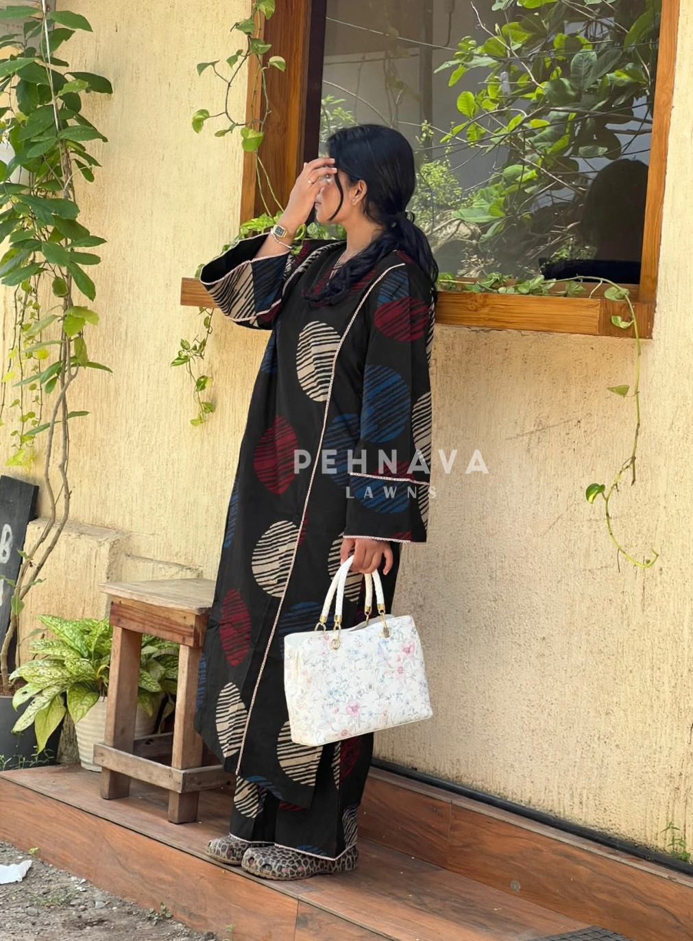 Daily Wear Cotton Printed Suit Set-B261