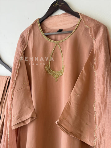 Handworked pastels Suit-3190 - Pehnava Lawns