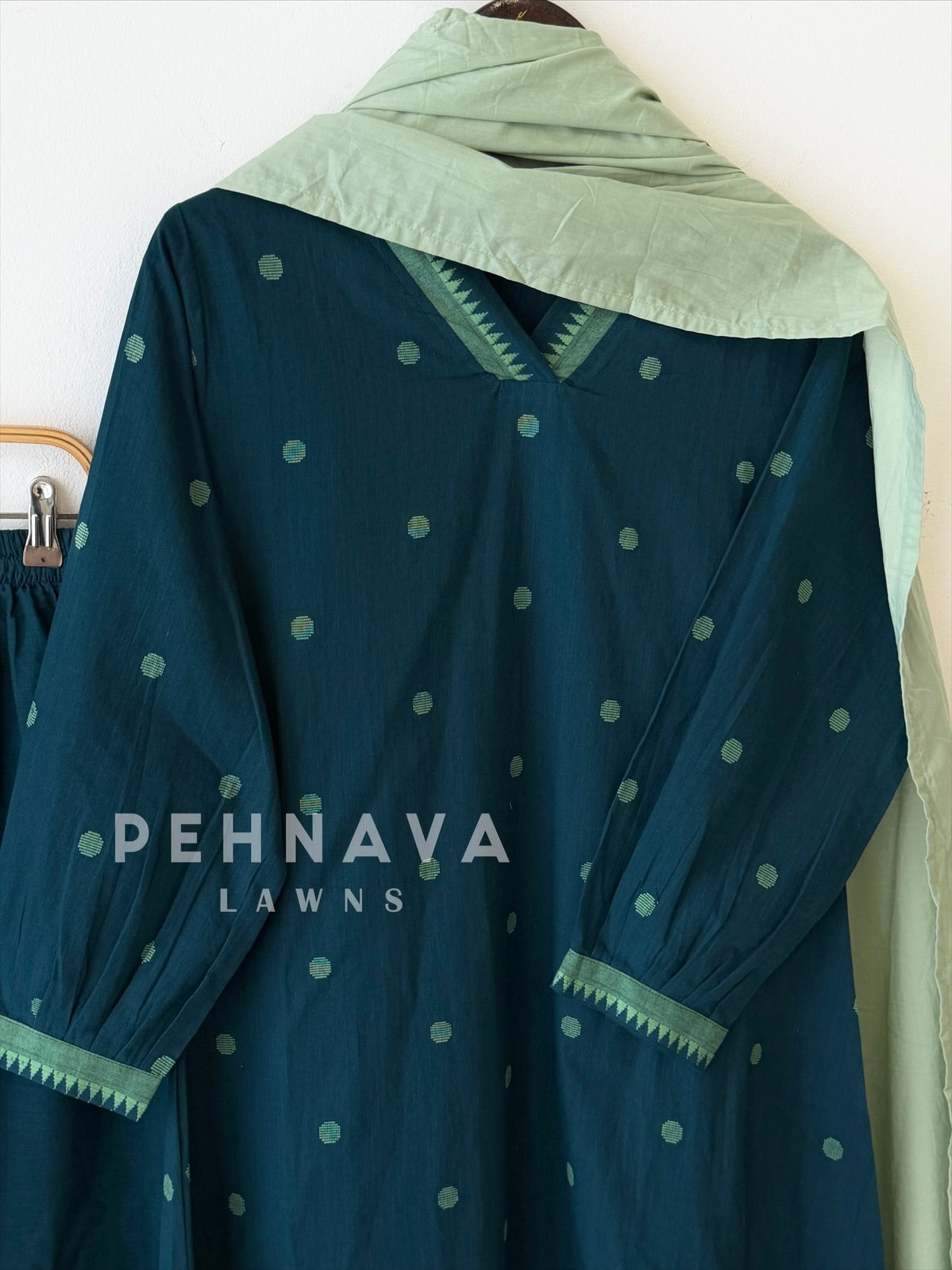 Casual Jamdhani Suit Set-6170