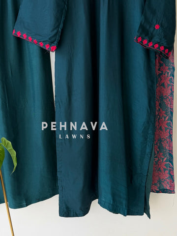 Embroidered Yoke Three Piece Ensemble-6210