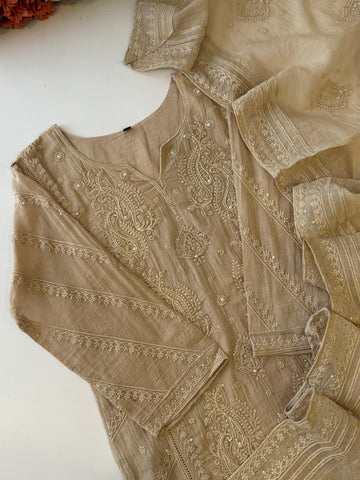 Chikankari Handworked Straight Cut Suit