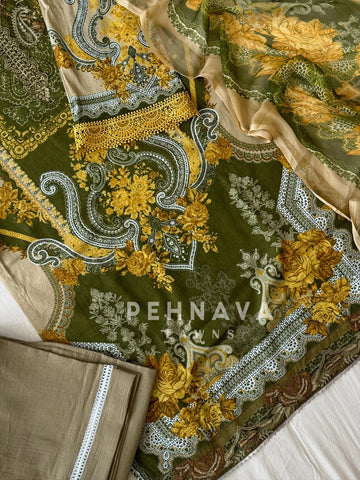 Cotton Printed Suit-1492 - Pehnava Lawns
