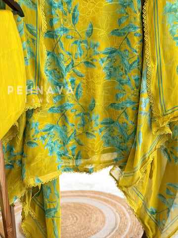 Floral Embroidered Unstitched Suit-2