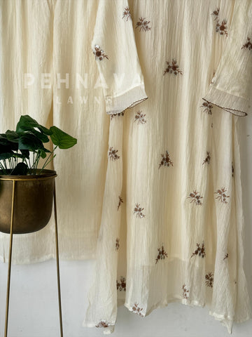 Imported Fabric A-line Suit - Pehnava Lawns
