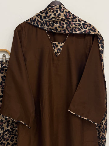 Minimal Animal Printed Three Piece Suit