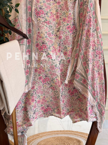 Floral Printed Unstitched Suit (Dispatch Time 4-5 Days)