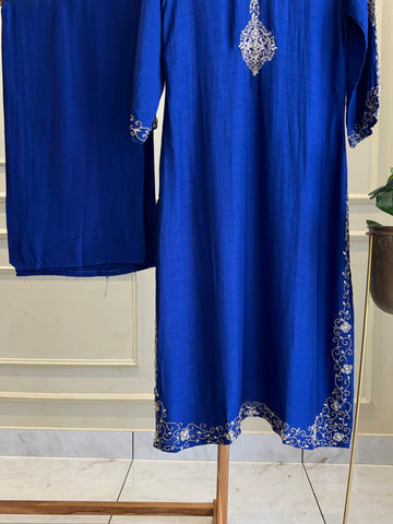 Premium Handworked Royal Blue Salwar Kameez