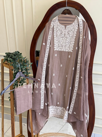 Embroidered Unstitched Suit 1056