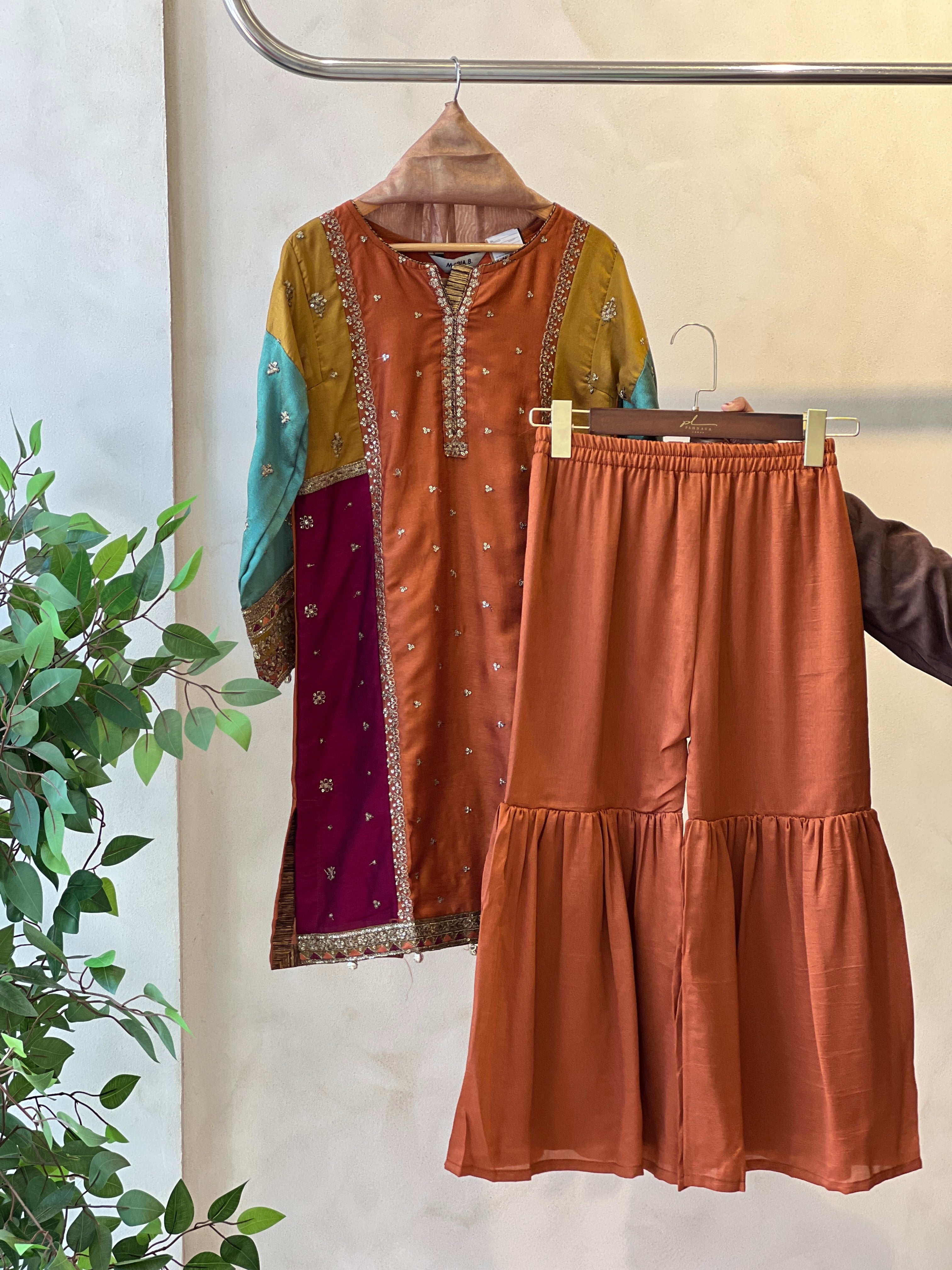 Kids party wear -ready to wear MKS-W23-34 - Pehnava Lawns