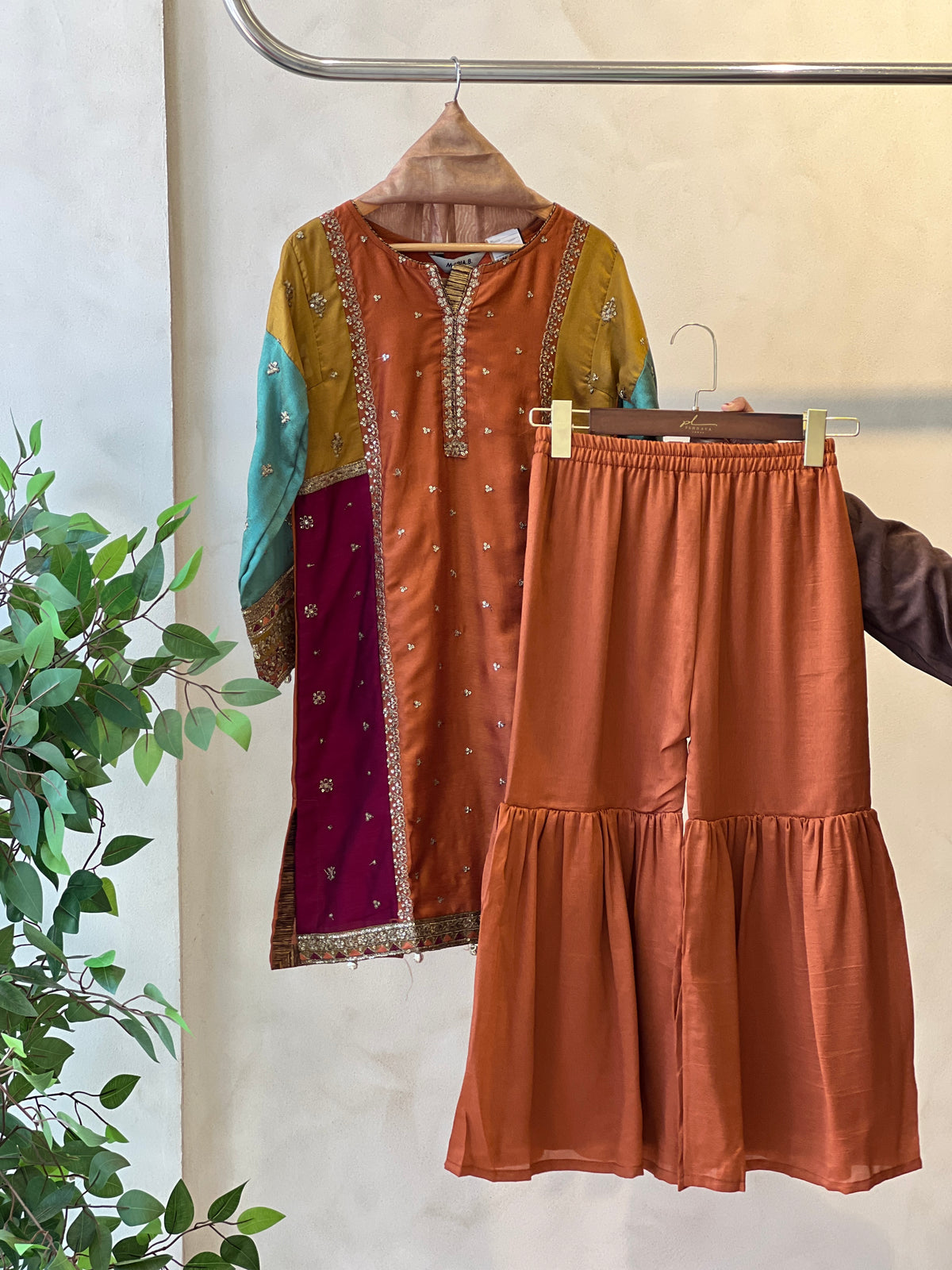 Kids party wear -ready to wear MKS-W23-34 - Pehnava Lawns