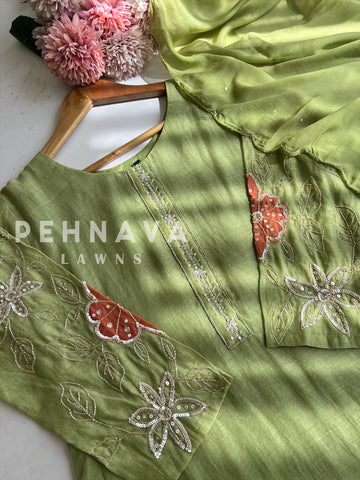 Premium Handworked Ethnic Suit Set-Color Options - Pehnava Lawns