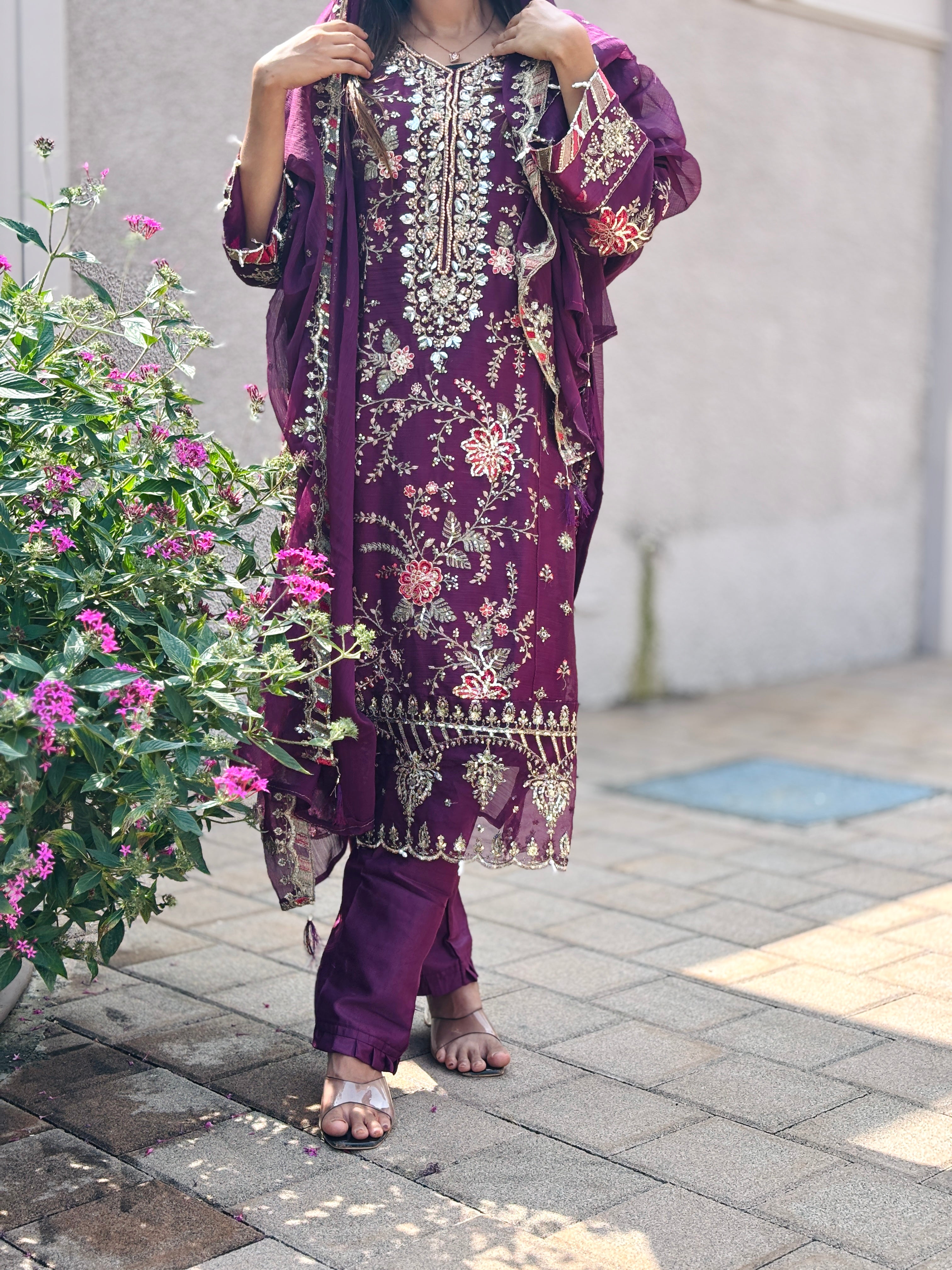 Pure Chiffon Pakistani Party wear