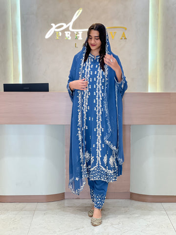 Premium Handworked Anarkali