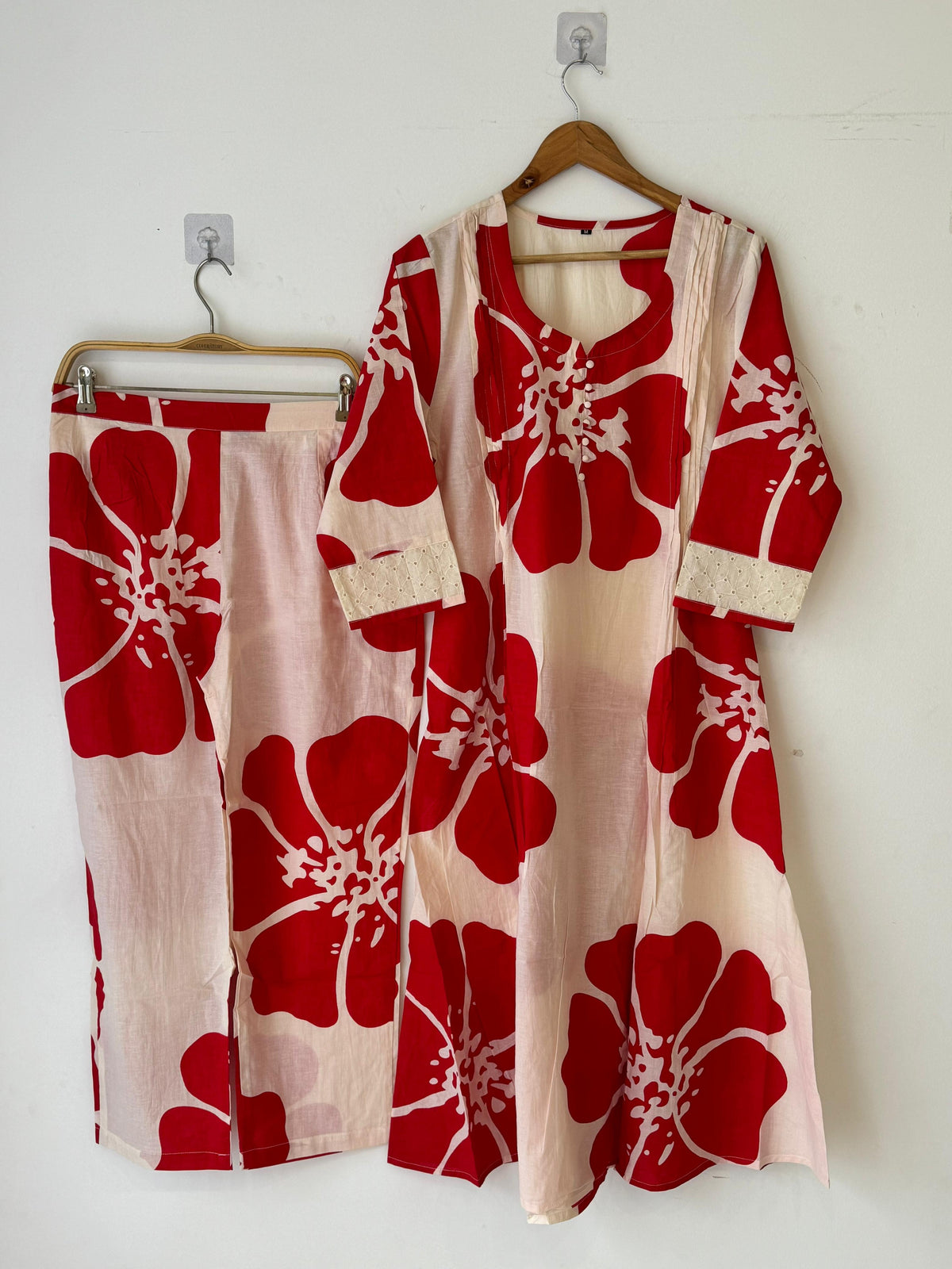 Pure cotton 2 peice co-od suit 9010