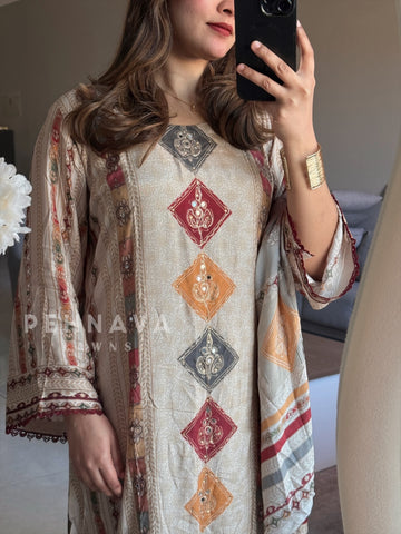 Premium Viscous Muslin Suit 288