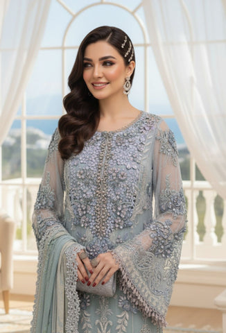 Ronak-e-Mehal Premium Semi stitched Suit-7