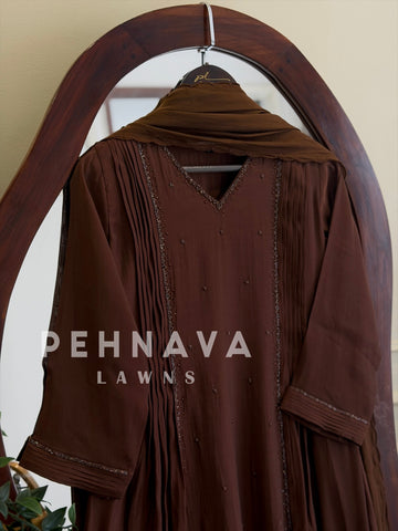 Handworked Pleated Suit