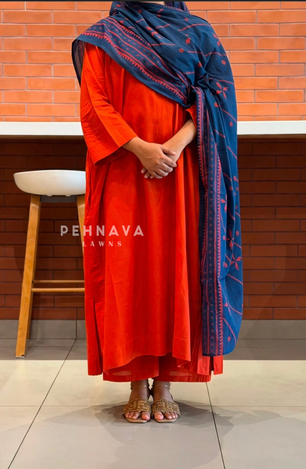 Daily Wear Cotton Printed Three Piece Set SN5341
