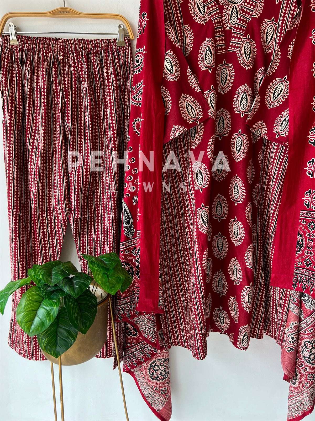 Cotton Printed Suit-1625