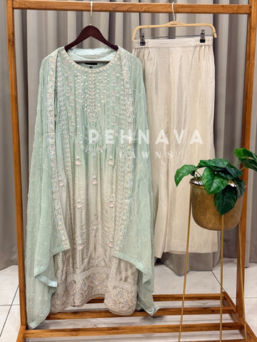 Imported Silk Embroidered Attire