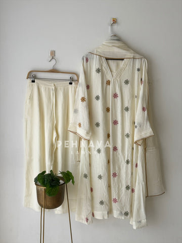 Floral Embroidered Imported Ensemble SN6113