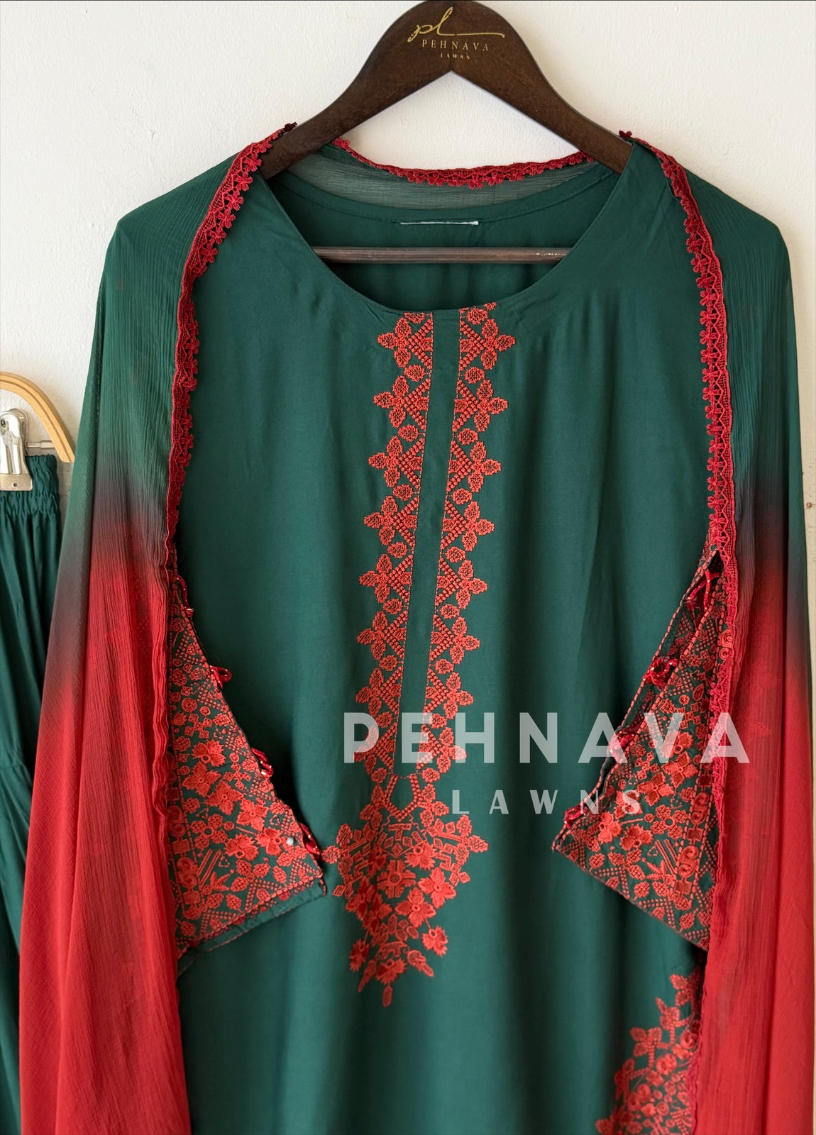 Embroidered Rayon Farshi Salwar