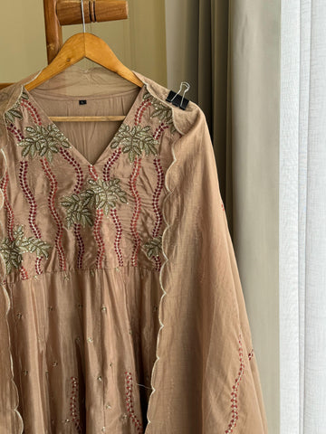 Classic Festive Anarkali Suit with Fine Embroidery