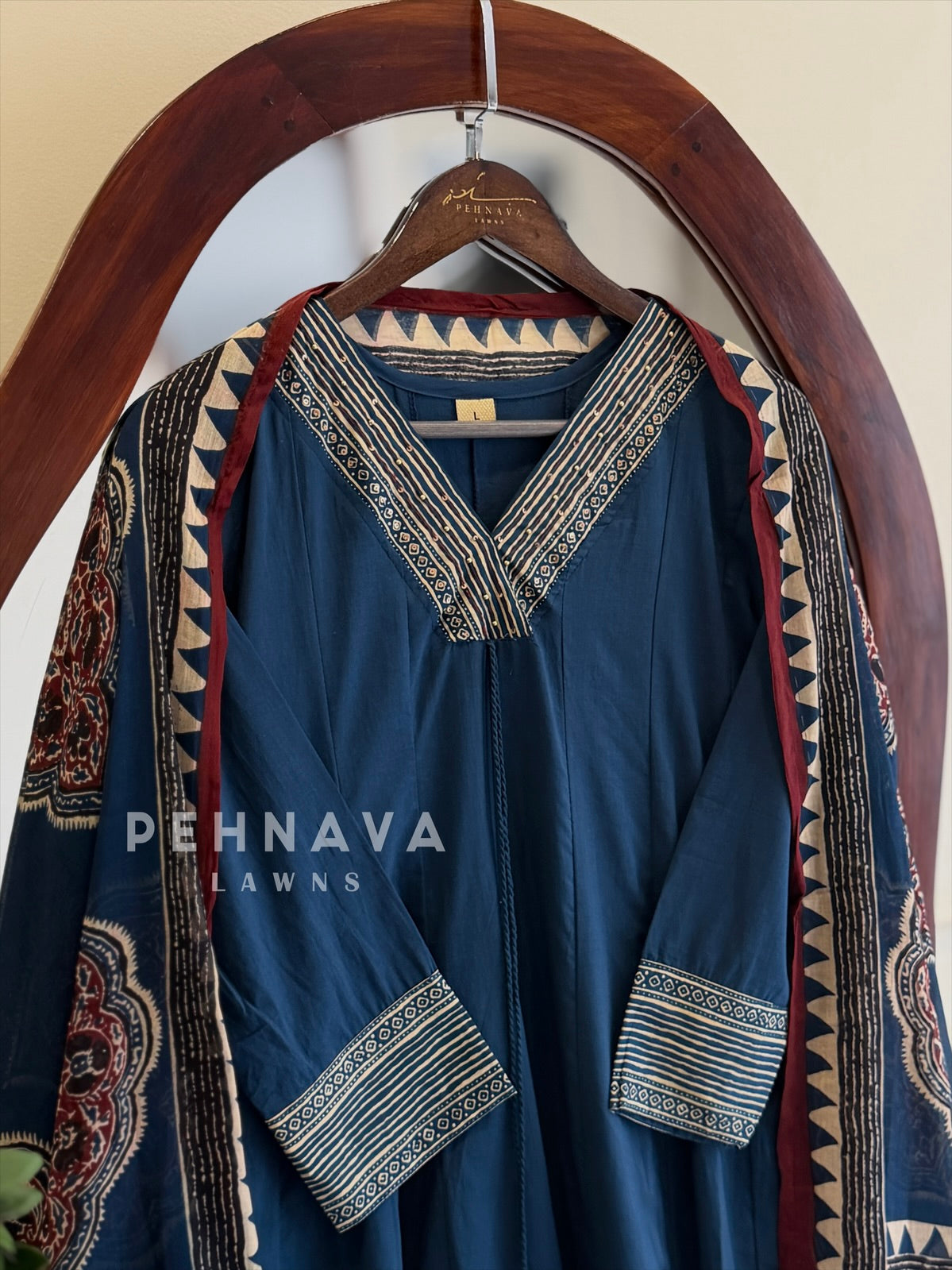 Printed Border Anarkali Set 9441-44