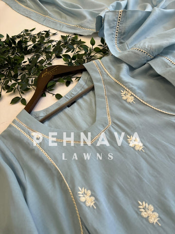 Glass Chanderi Ethnic attire - Pehnava Lawns