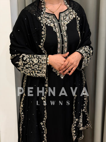Premium Crepe Handworked Suit